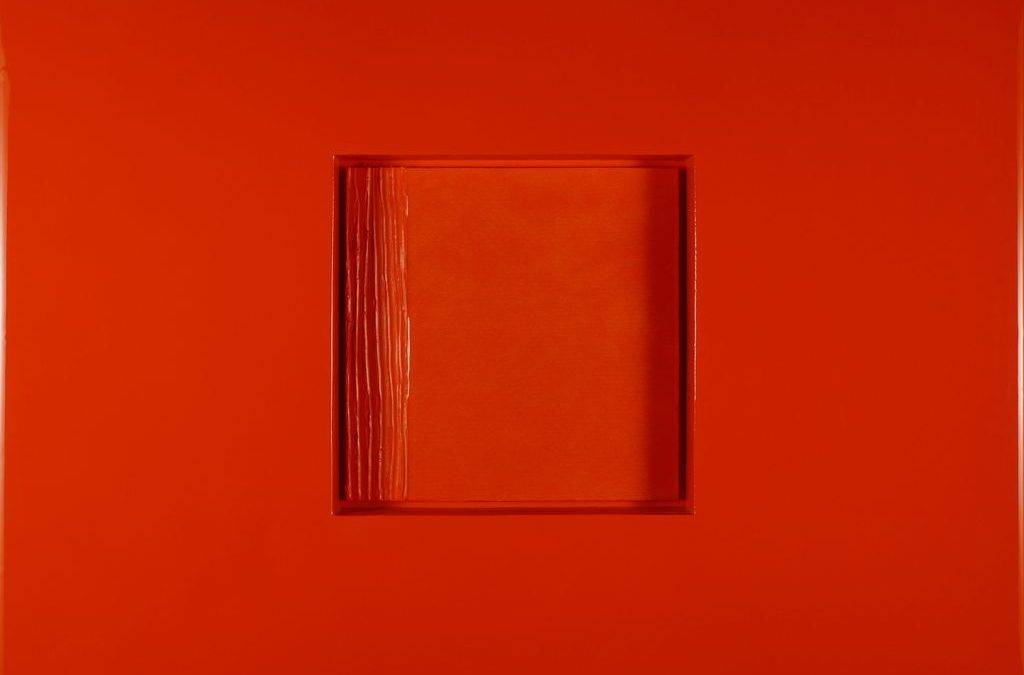 Paysage orangé (fragment)